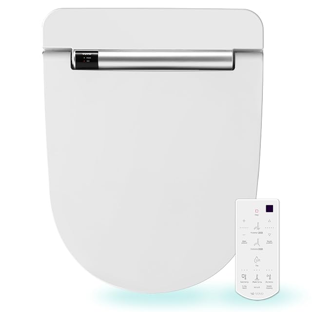 VOVO VB-4100SR electric smart bidet toilet seat, round