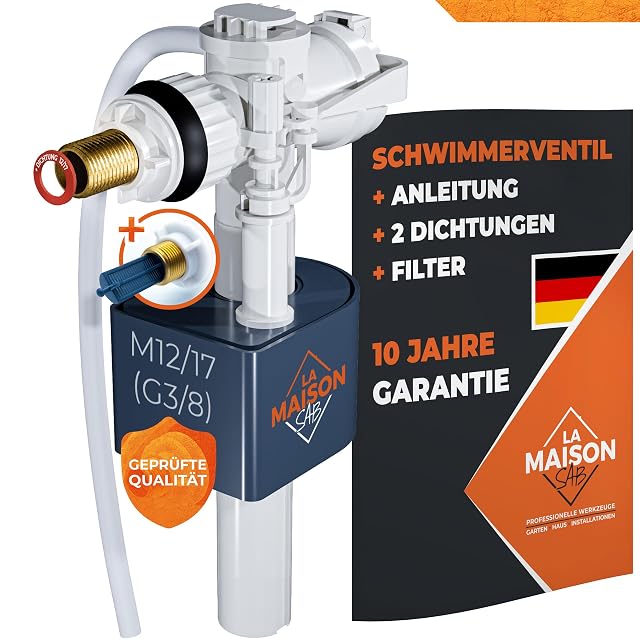 LA MAISON SAB white horizontal-entry cistern float valve