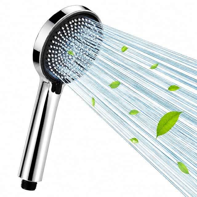 GRIFEMA chrome three-mode hand shower head