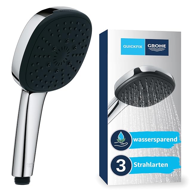 GROHE Vitalio Comfort 110 square chrome hand shower