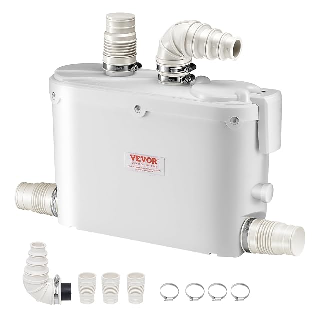 VEVOR 500 W macerator pump with four inlets