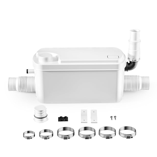 XPOtool 250 W compact macerator pump with three inlets