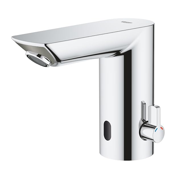 GROHE Bau Cosmopolitan E electronic infrared basin tap in chrome