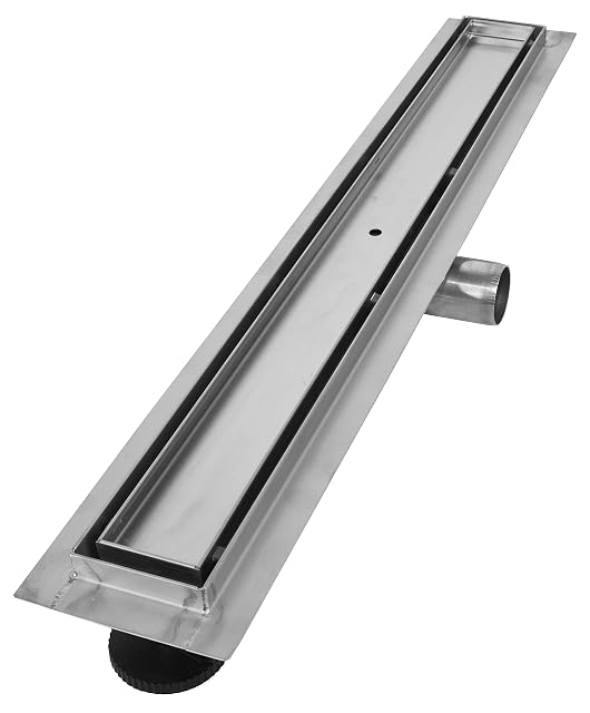 VILSTEIN 70 cm stainless steel tileable shower channel