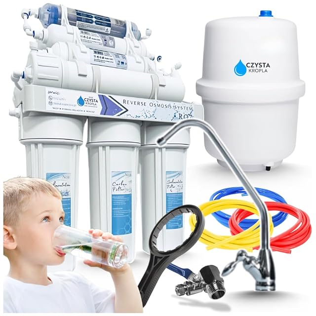 Ari RO7 seven-stage reverse osmosis water filter with a storage tank