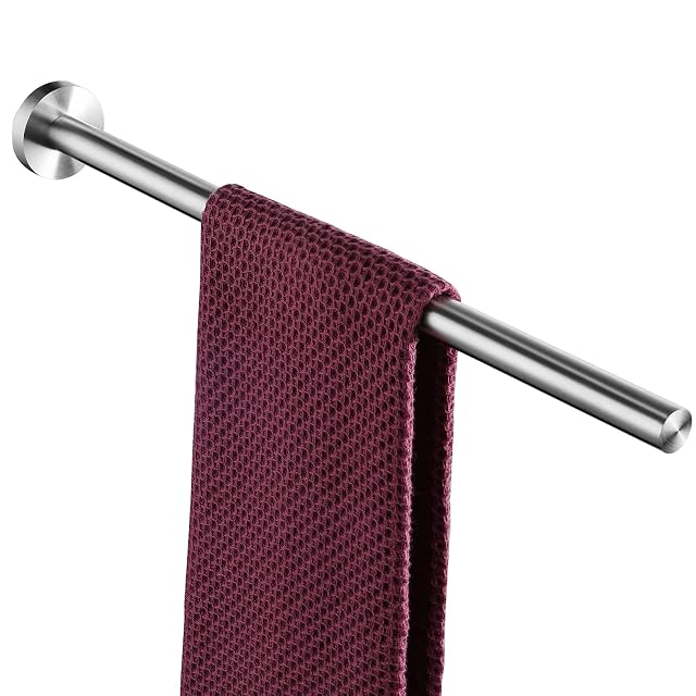 ZUNTO brushed stainless steel towel rail, 40 cm