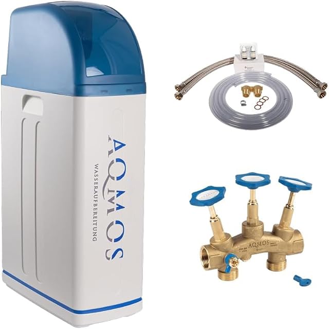 Aqmos R2D2-48 water softening system with connection set